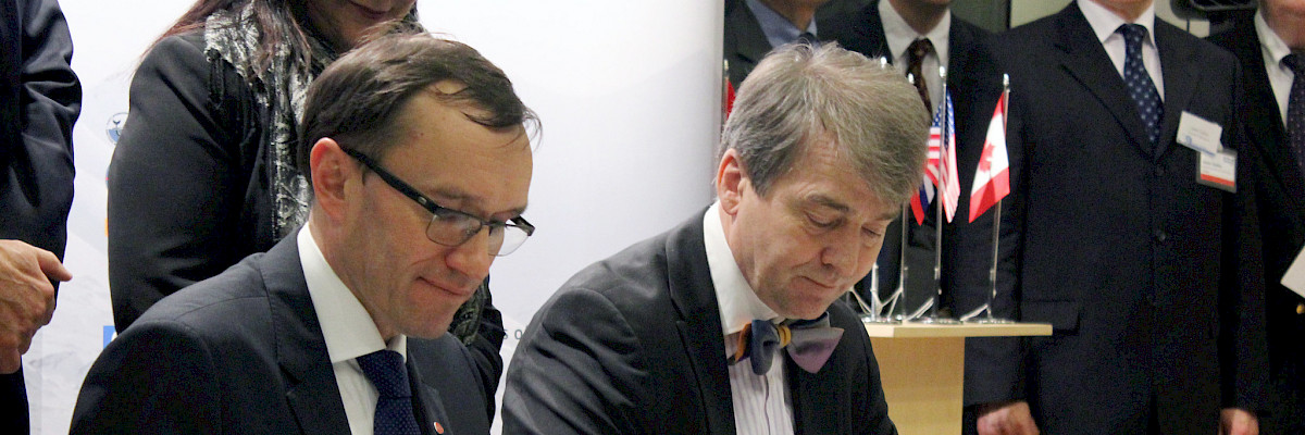 Host Country signing ceremony