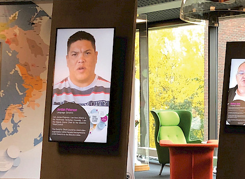 Indigenous languages exhibition, University of Tromso