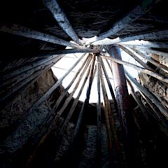 Tent Chimney, Salekhard, Russian Federation, 25 March 2017